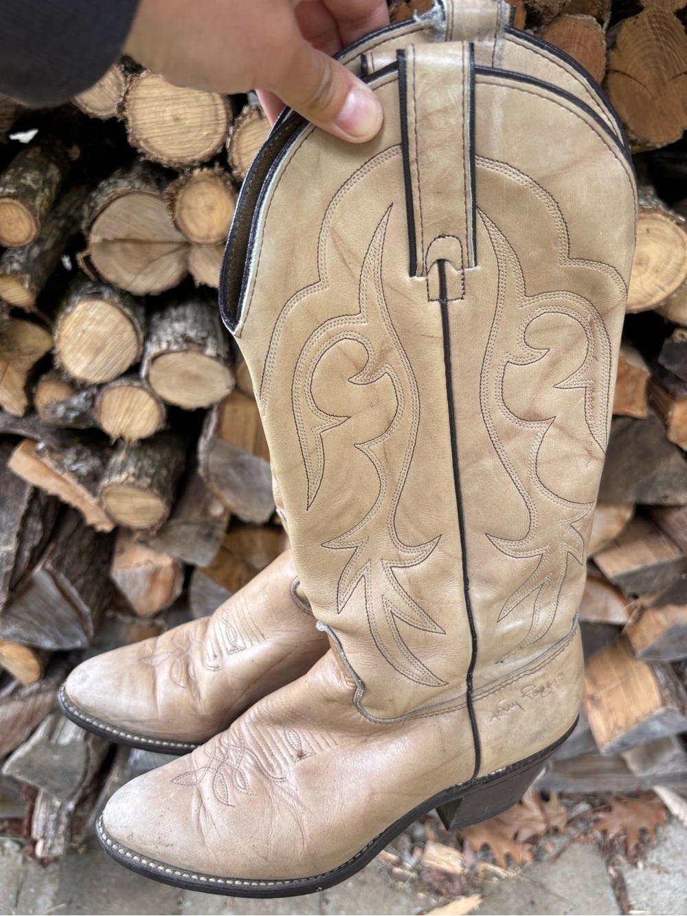 Vintage Western Cowboy Boots - Vintage Kenny Rogers cowboy boots